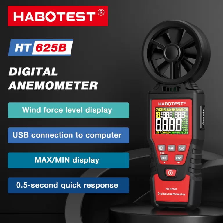 HABOTEST HT625 Anemômetros Digitais Testador De V