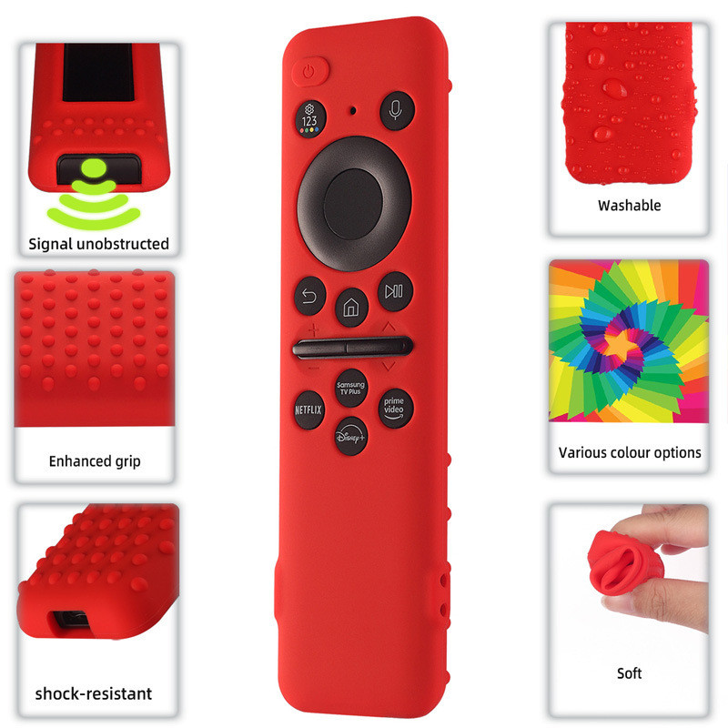 Capa De Silicone Para SAMSUNG Tipo Solar Remoto BN59-01432 1436 TM2360 TV Stick Controle