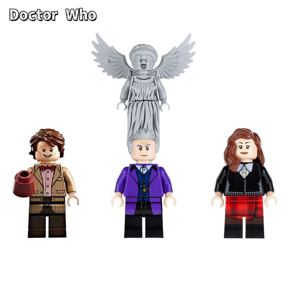 PG966-PG969 Jogo Anime Doctor Who Modelo de Blocos de Construção Montados Brinquedos Educativos para