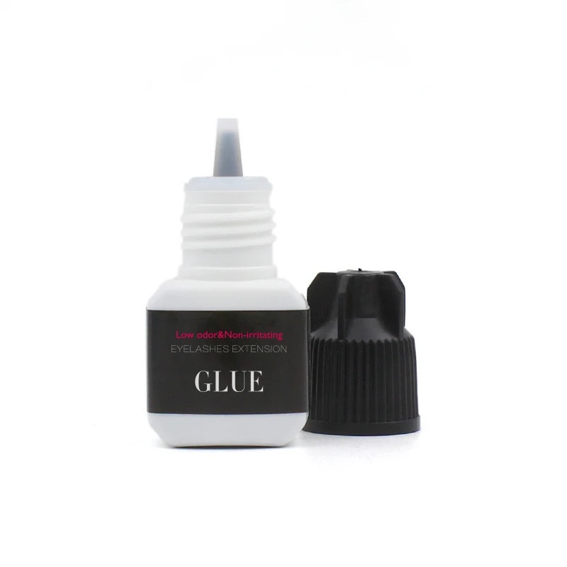 Cola Para Cílios De Cabeça Única 5Ml , Preta De Baixo Odor E Não Irritante Extensão De Iniciantes