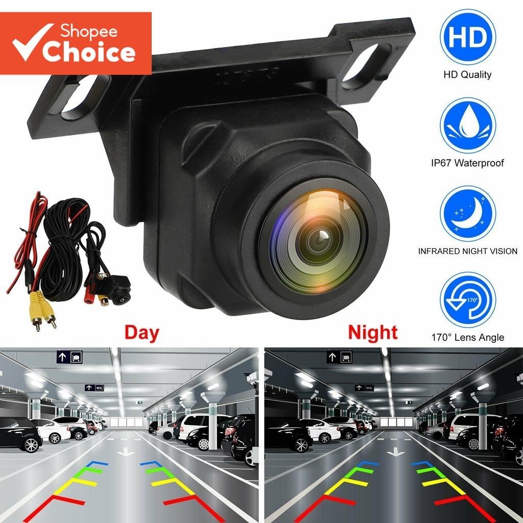 Câmera De Backup De Visão Traseira De Carro 170o À Prova Dágua-HD Night Vision AHD/CVBS Olho De Peix