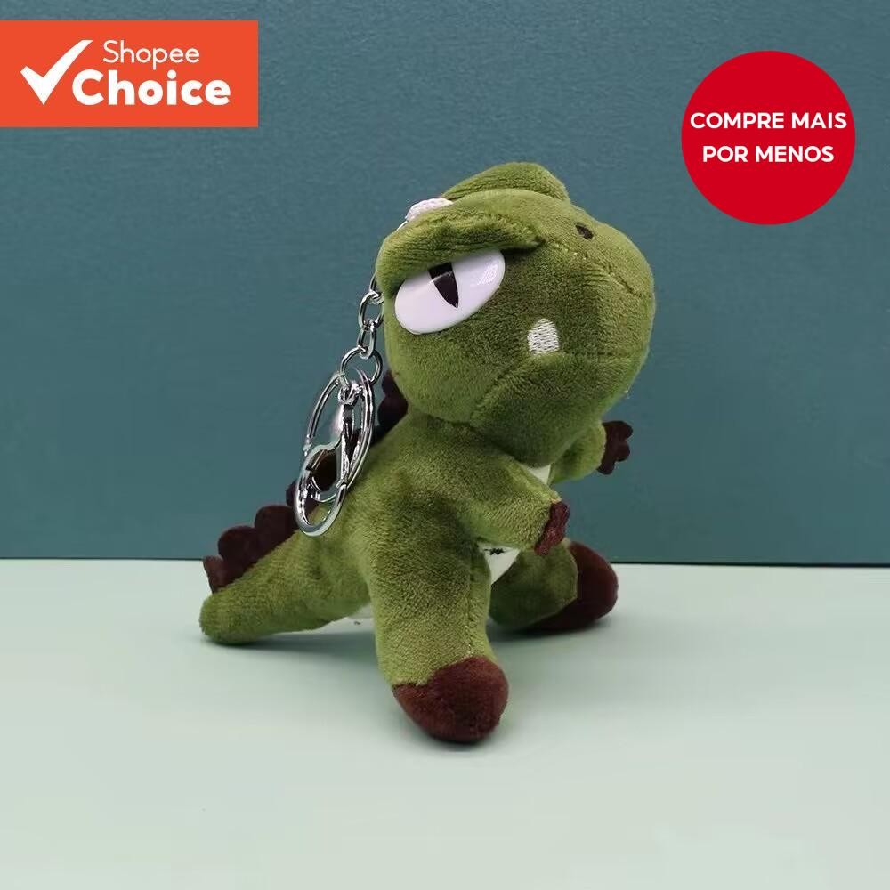 Bonito Dinossauro Boneca De Pelúcia Chaveiro Saco Charme Pingente Ornamento Para Mulheres Meninas Pr