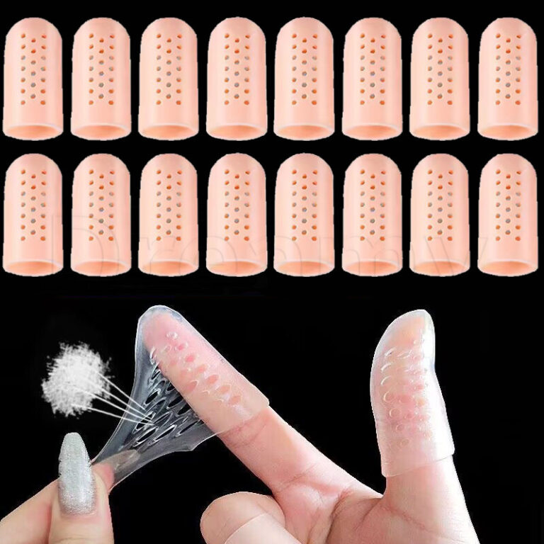 Capa Protetora De Silicone Para Dedos De 5 Unidade