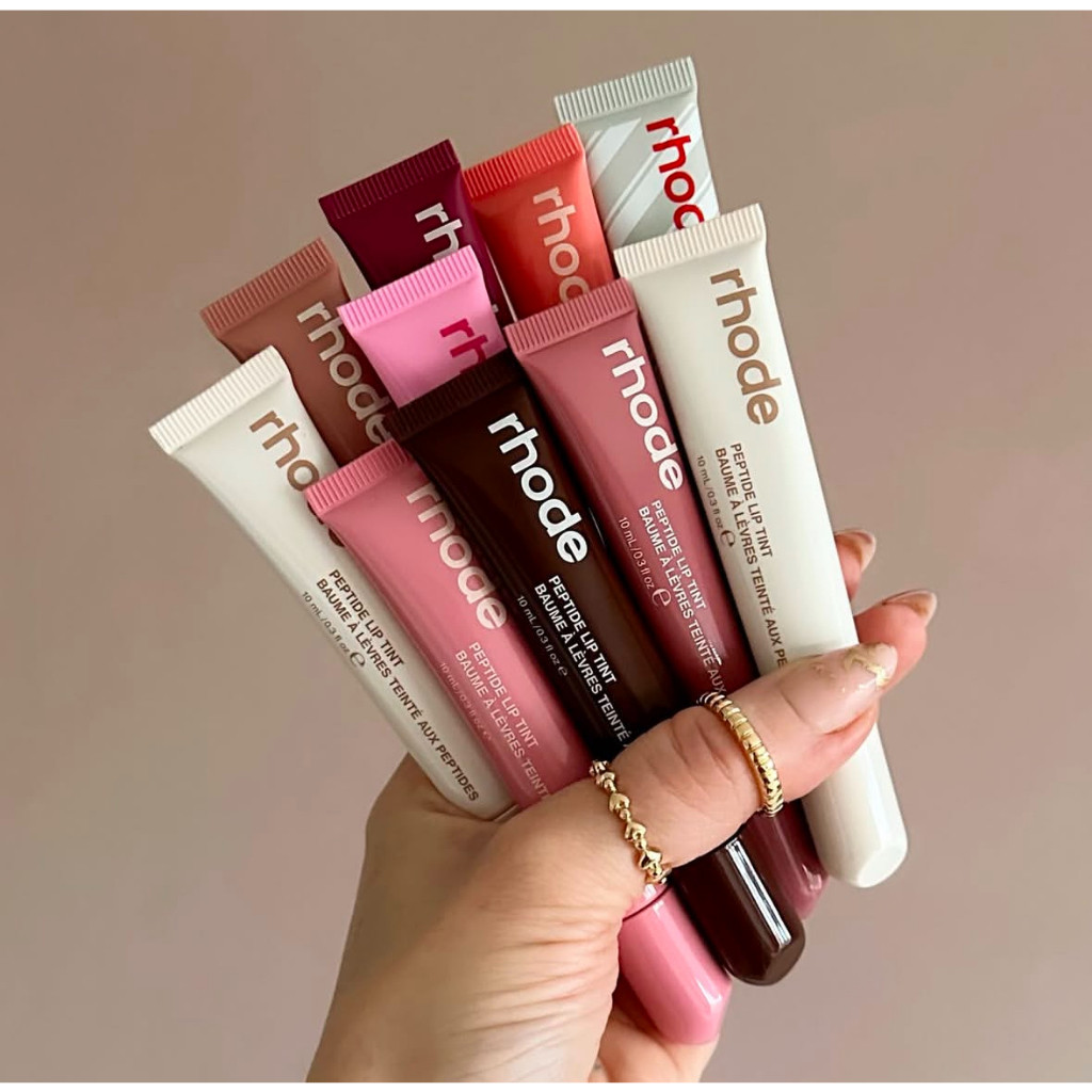 Rhode Hailey Peptídeo Batom Hidratante Labial Colorido Bálsamo Framboesa Fita Torrada Espresso Lip G