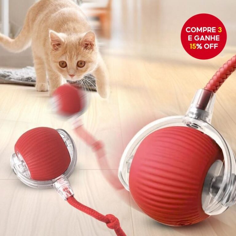 Bola Interativa Automática Para Gatos KittyFrolic