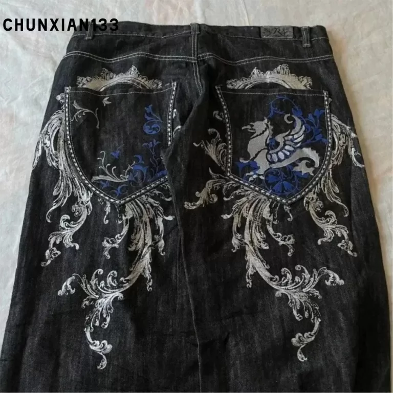Comércio eletrônico transfronteiriço jeans hip-