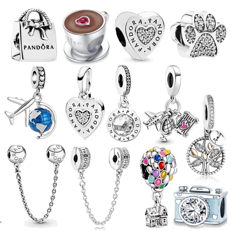 Berloque Clássico Prata 925 Charms Inicial Encant