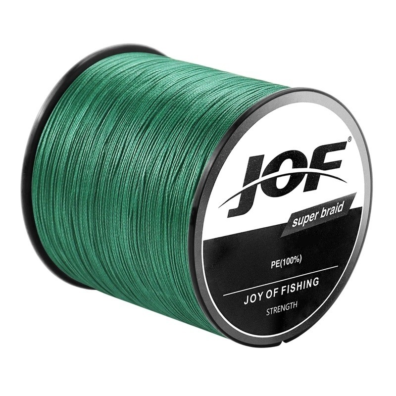 JOF 300M Mordida Previne Linha De Pesca Trançada 4 Fios Fio Trançado Multifilamento Para De Carpa/Ja