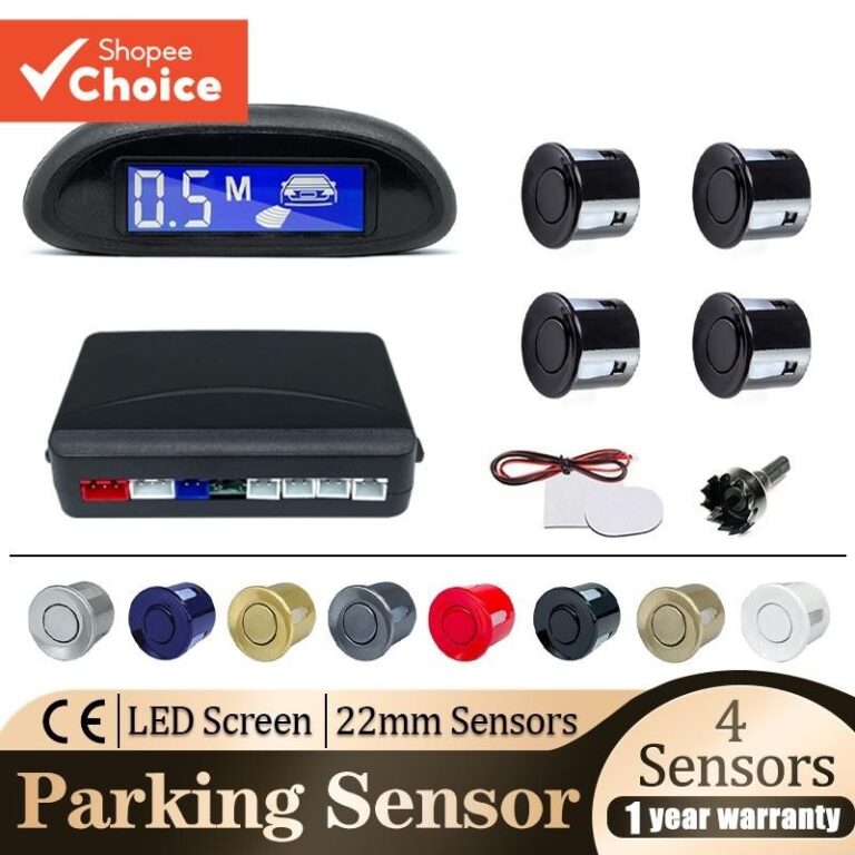 Sensor De Ré Estacionamento Kit completo Com Viso