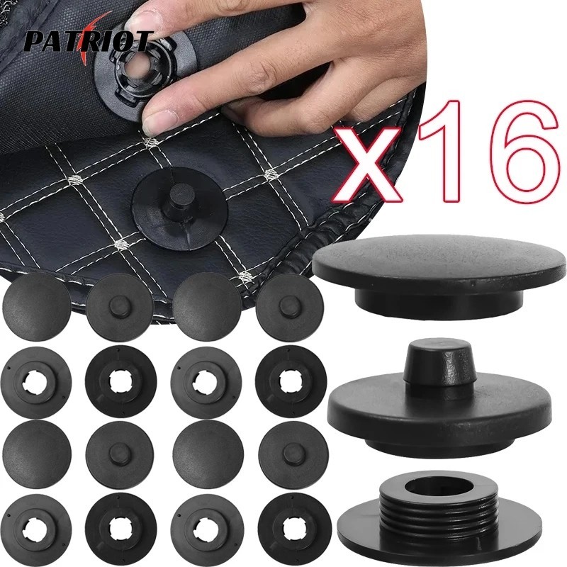 [PATRIO] 4-16pcs Fixador De Piso De Carro Anti-Skid Grips Dupla Camada Conjunto De Clipes Fixadores