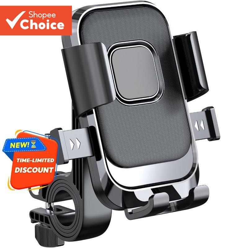 Suporte Para Telefone Motocicleta 360 ° Ajustável Montagem De Navegação Giratória