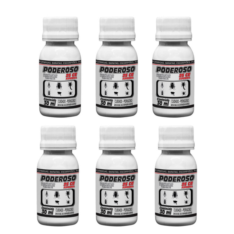 Kit 6 Poderoso Veterinário Tratamento para pulgas