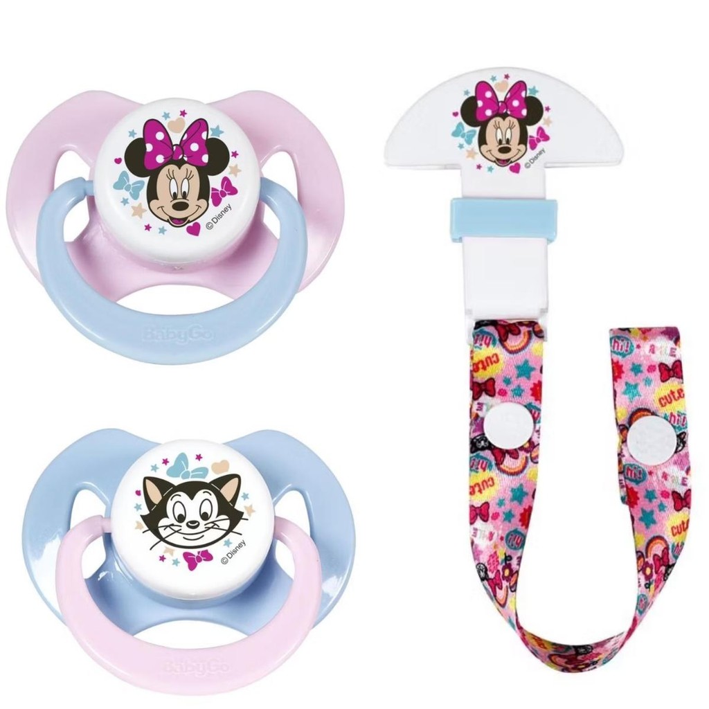 Kit 2 Chupetas de Silicone Pepeta Orto Fase 2 com protetor