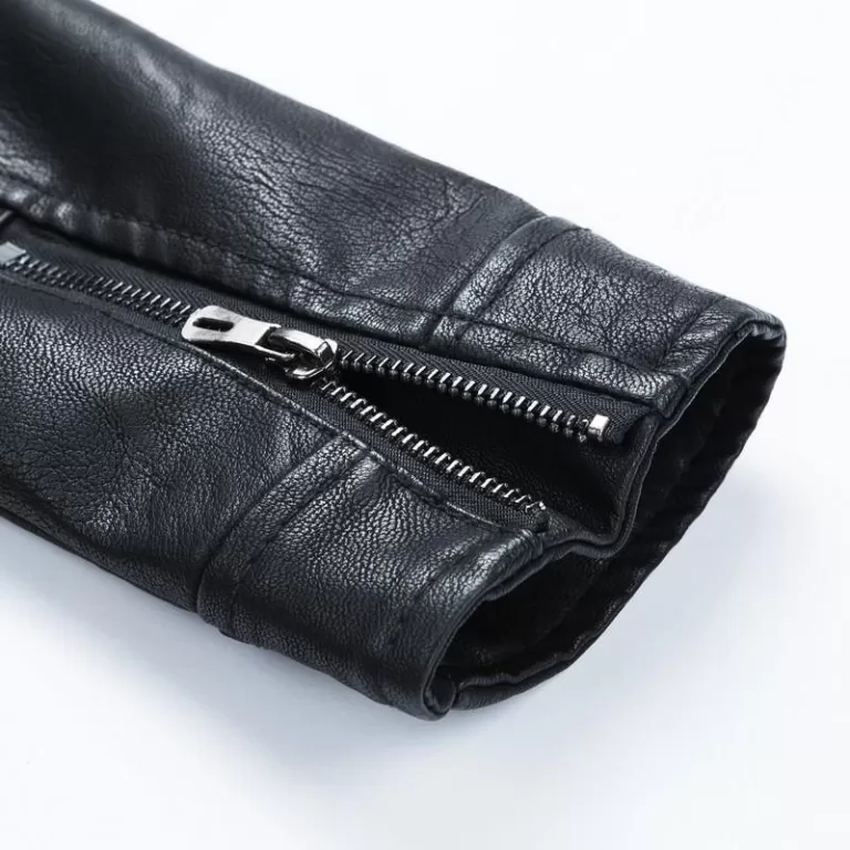 2025 Novo produto jaqueta de couro masculina fina 