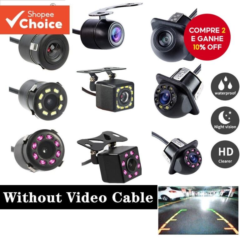 Câmera De Visão Traseira Do Carro 4LED 8LED Infr