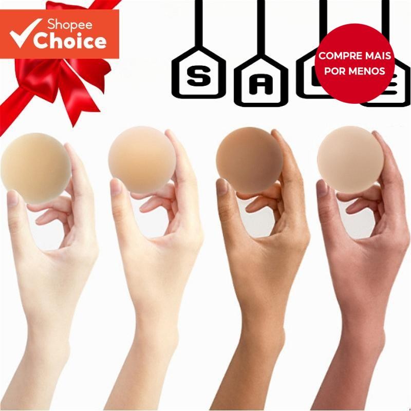 Capas Autoadesivas Para Mamilos  Almofadas De Peito Invisíveis Impermeáveis E Reutilizáveis Conforto