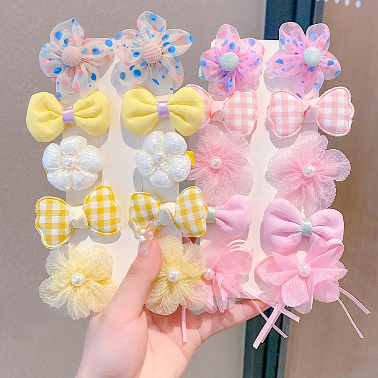 Grampos De Cabelo Com Laço Para Meninas , Clipes 