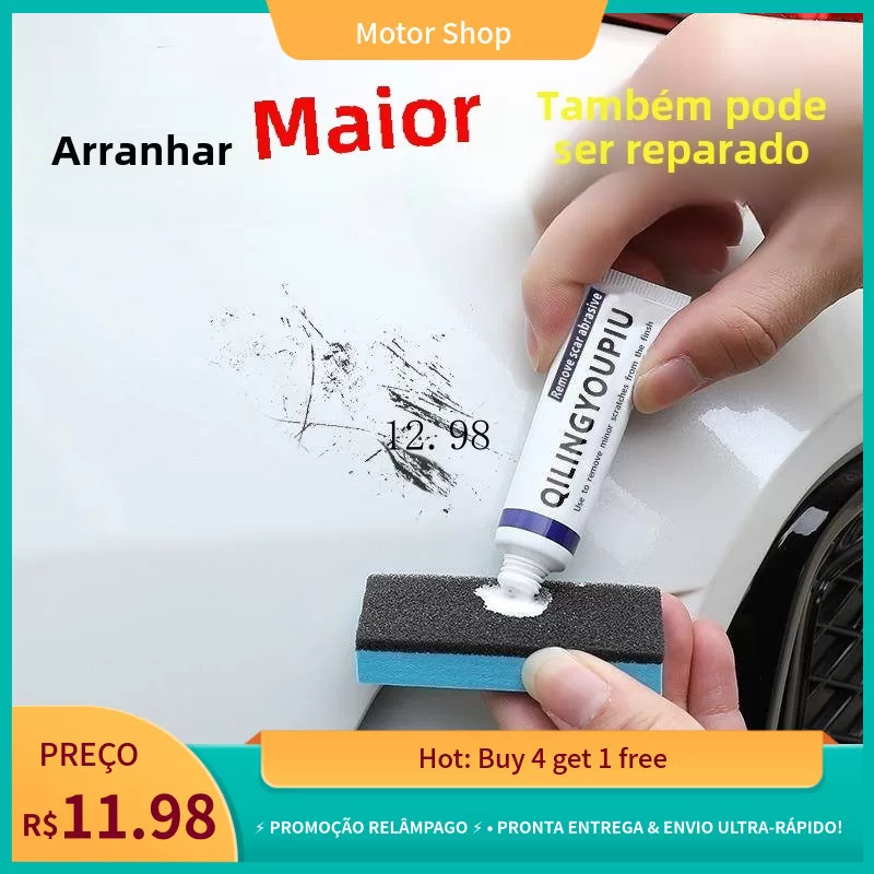 KIT QILINGYOUPIU Removedor de Risco para Carros  PROMOÇÃO RELÂMPAGO  PRONTA ENTREGA E ENVIO ULTRA-RÁ