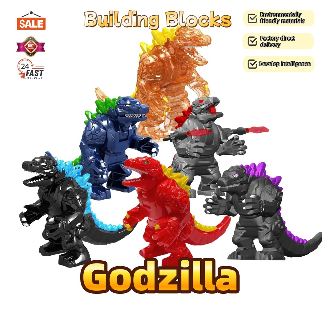 Novo Godzilla GXL047/GXL0478/GXL049 série bloco de construção montado modelo infantil brinquedos edu
