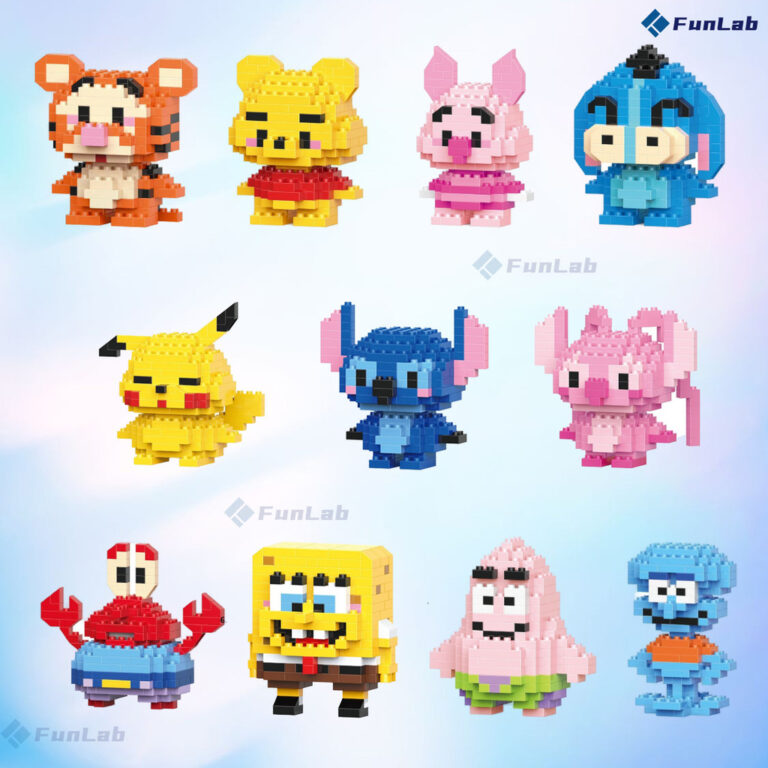 Blocos de montar infantil Brinquedo educativo Mini