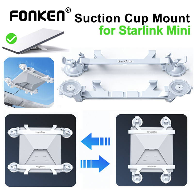 Fonken Starlink Mini Ventosa Suporte Para Janela Traseira De Teto Solar De Carro