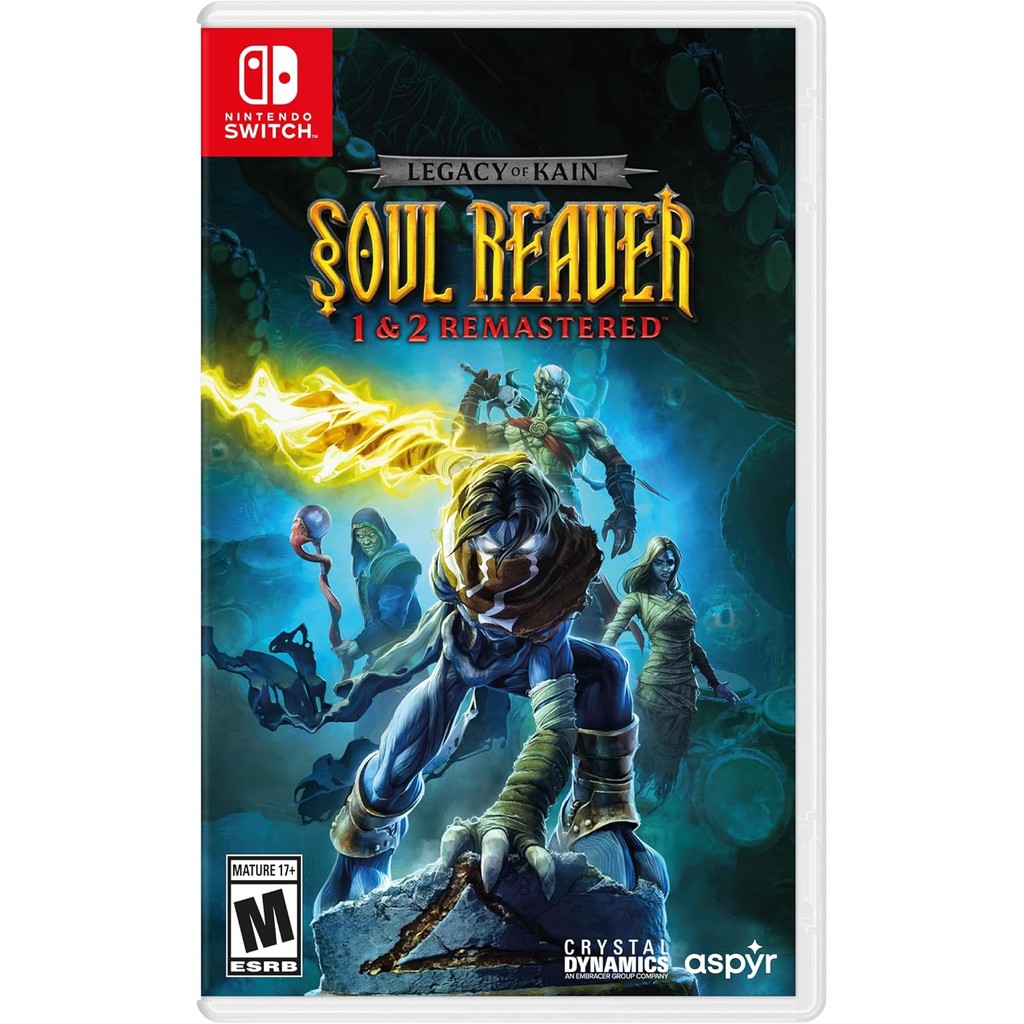 Legacy Of Kain Soul Reaver 1 and 2 Remastered Switch Midia Fisica