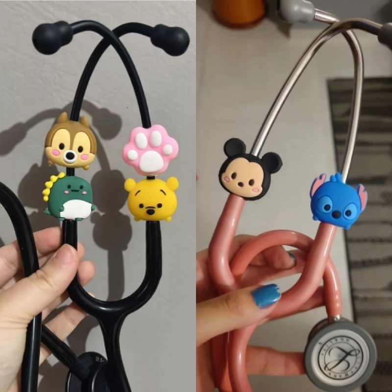 Enfeite De Fofura Personagens Acessório Para Estetoscópio Pediatrico Pingente De Esteto Clinico