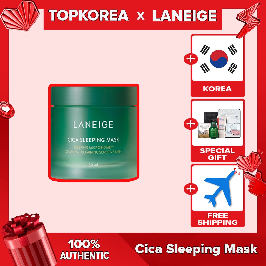 LANEIGE Máscara De Dormir Cica/60ml/[Envio Da Coreia]/TOPKOREA /