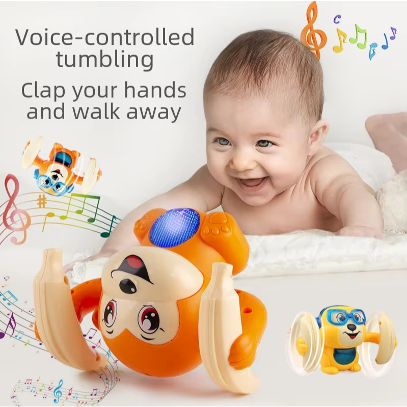 Brinquedo Macaco Fujão Musical Som Luz E Movimento Brinquedo interativo 0-1 ano bebê