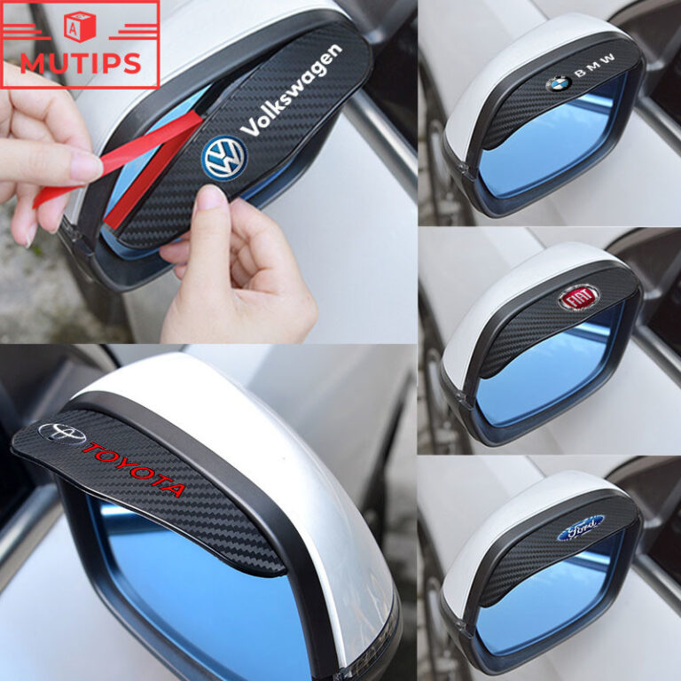 2pçs/Conjunto Espelho Retrovisor De Fibra De Carb
