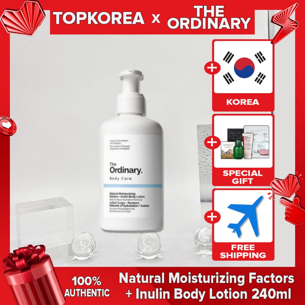 The Ordinary Natural Moisturizing Factors + Inulin Body Lotion 240ml TOPKOREA Envio Da Coreia