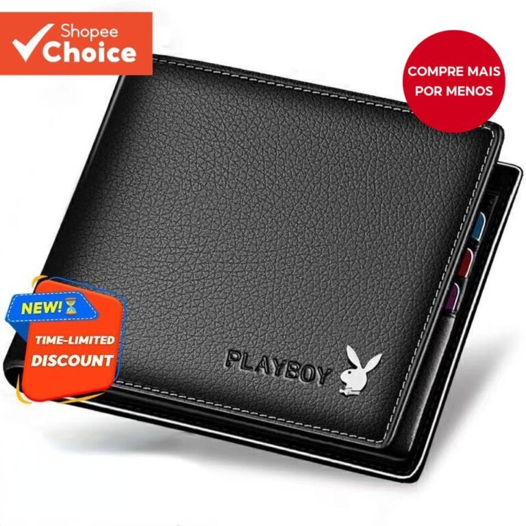 Carteira Masculina Autêntica Da Marca Playboy : C