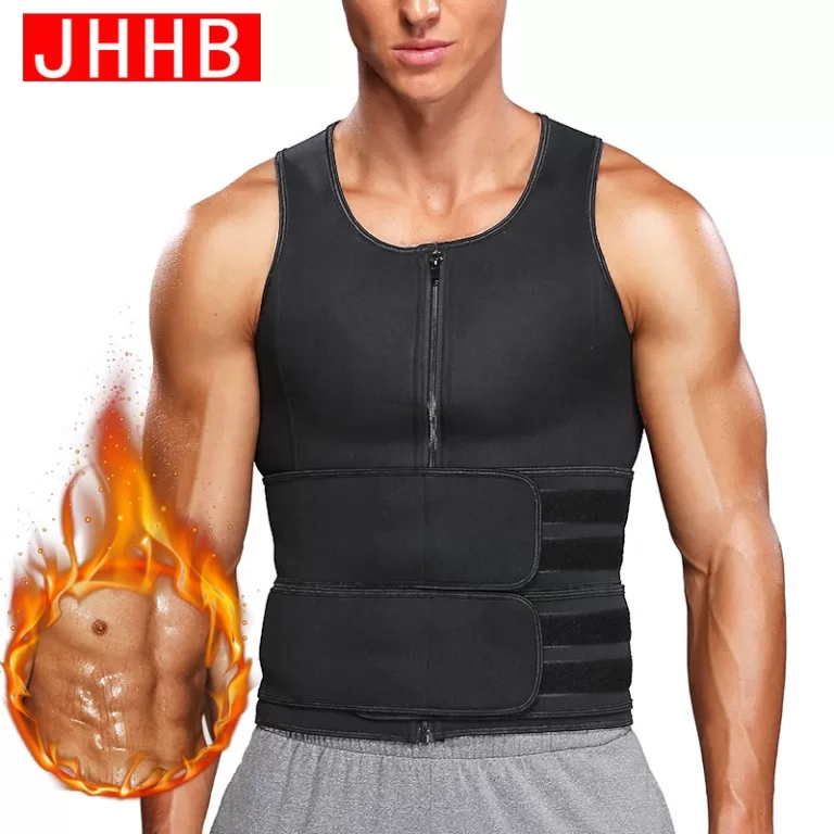 JHHB Homens Corpo Shaper Cintura Trainer Sauna Suo