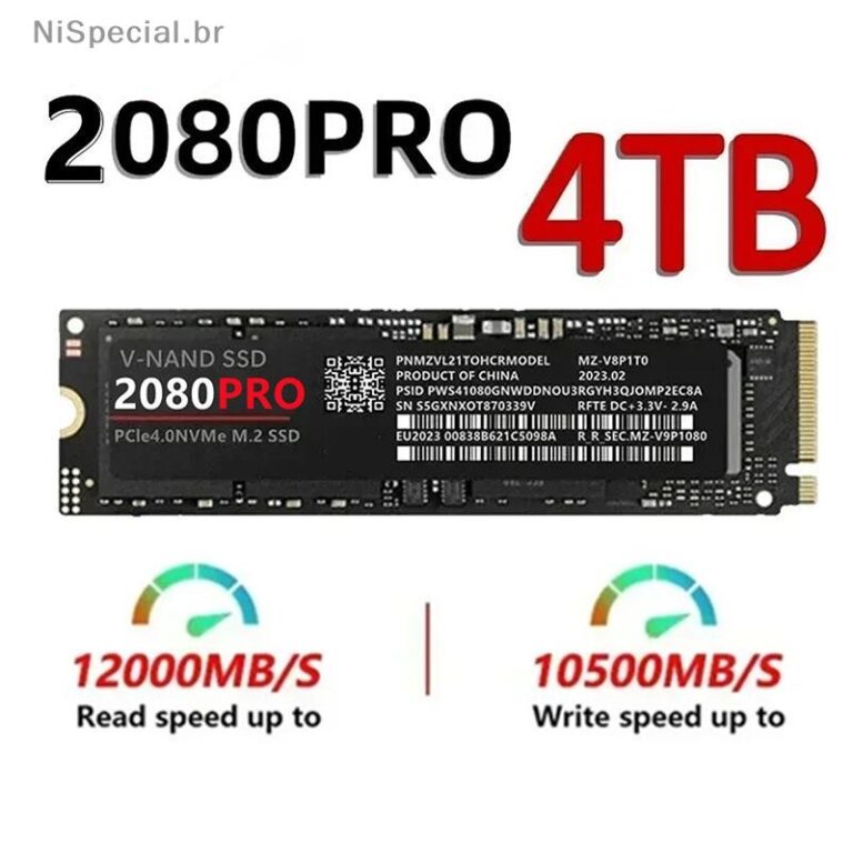 [Nis] Disco Rígido Ssd De 4 Tb De Estado Sólido 
