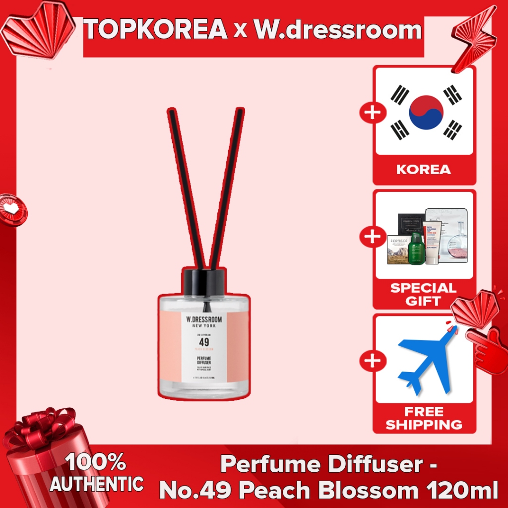 Difusor De Perfume W.dressroom-No . 49 Peach Blossom 120ml TOPKOREA Envio Da Coreia