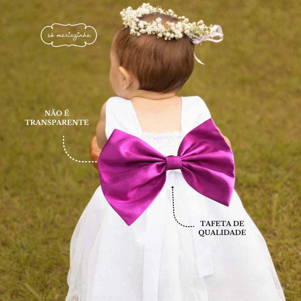 Laço Estruturado Traseiro acessorio para vestido  PINK REF4204