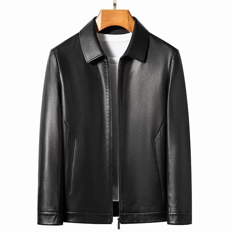 2025 novo produto jaqueta de couro masculina prima