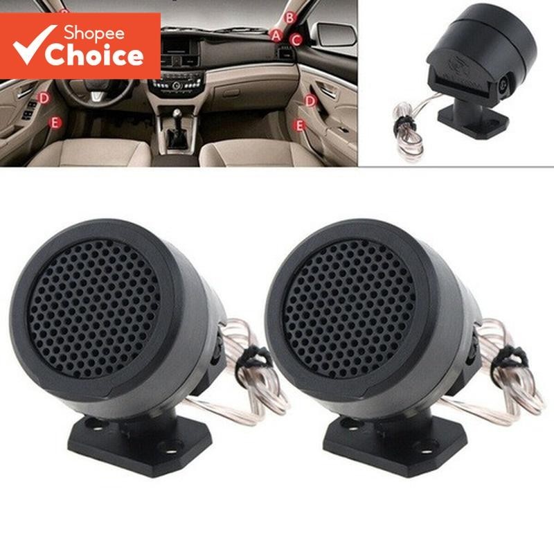 1 Par De Alto-Falantes Mini Dome Tweeter De 500 W-Acessórios De Áudio Para Carro De Alta Eficiência