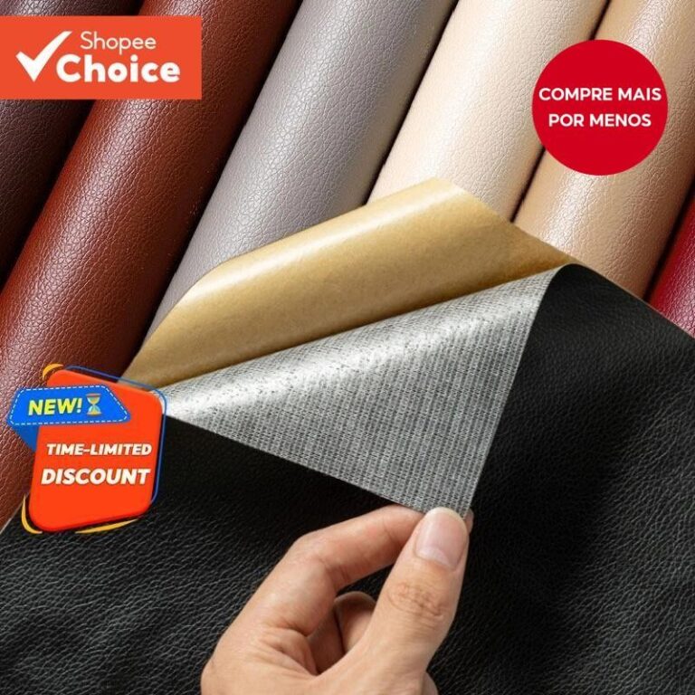 Couro 100x137cm Remendo De Reparo Auto-Adesivo Sof