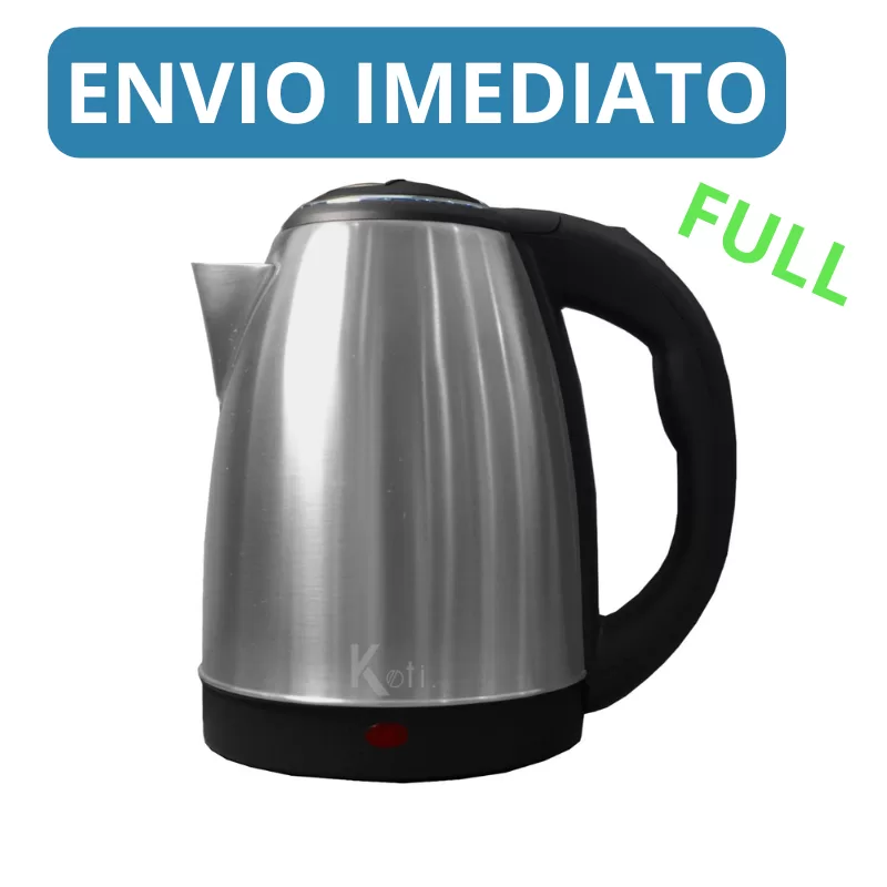 Chaleira Elétrica Jarra Térmica 110v Bule Com Tampa Inox Desliga Automático 1.8L