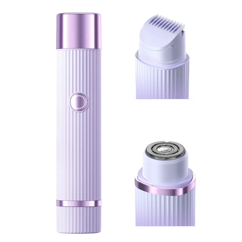 Depilador Eletrico Feminino Recarregável Removedor De Pelos Navalha Dupla SM01