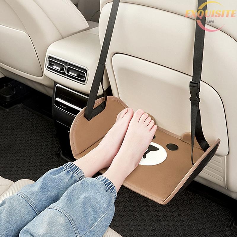 [EL] Almofada Para Descanso De Viagem Carro , Rede Portátil Pés , Itens Essenciais Voo Longo , Apoio