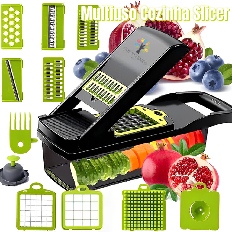Fatiador de cozinha multifuncional profissional em