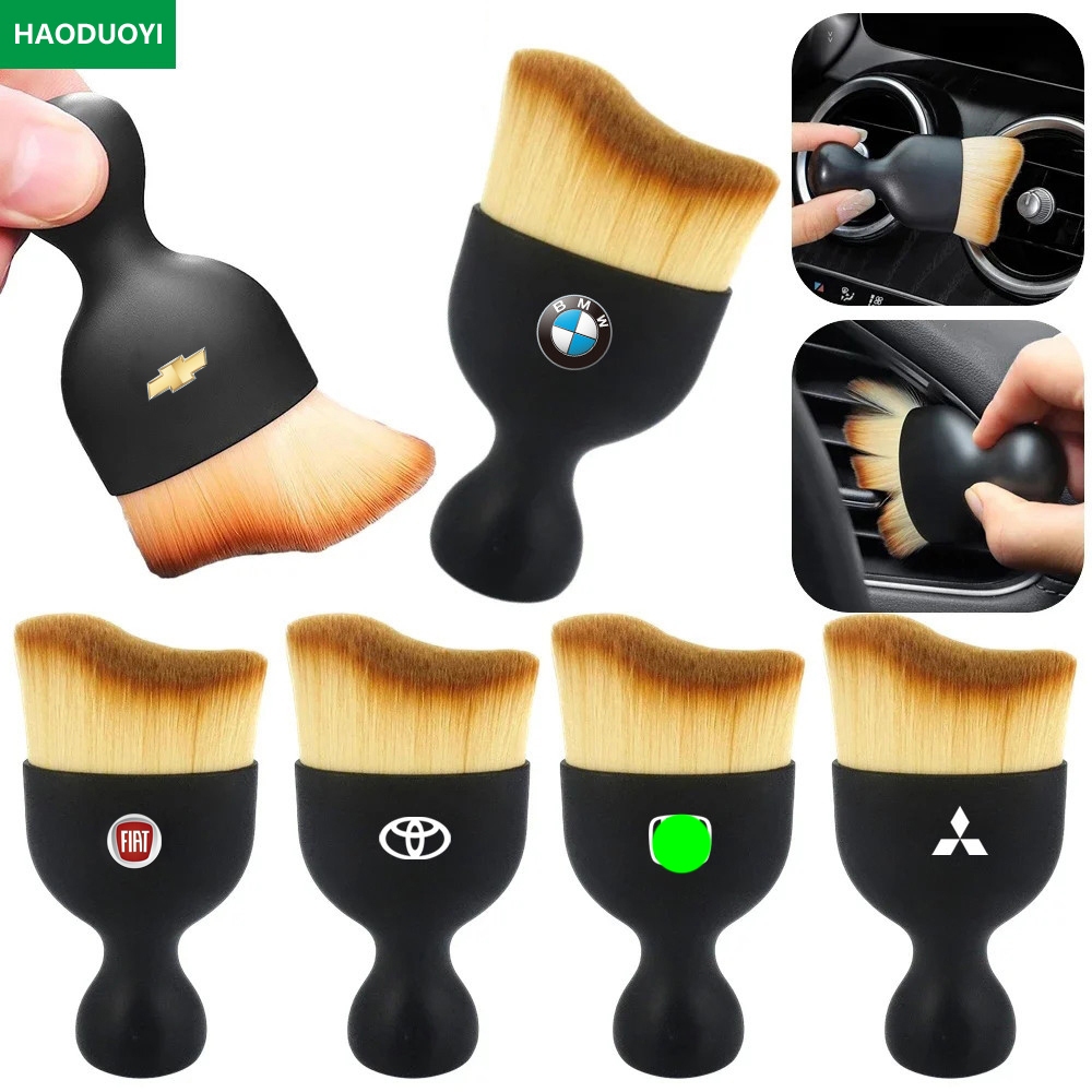 1PCS Escova De Limpeza Do Ar Condicionado Carro Escovas De Remoção De Poeira Para Acessórios De Inte