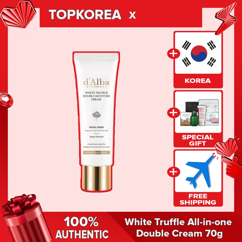 dAlba 60ml White Truffle Double Moisture Cream TOPKOREA Shipping from korea