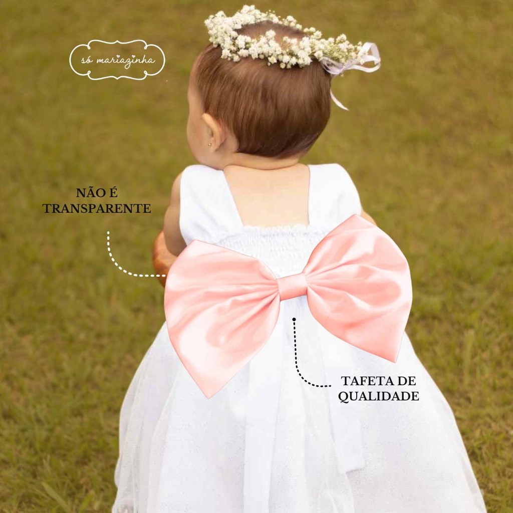 Laço Estruturado Traseiro acessorio para vestido  NUDE REF4204