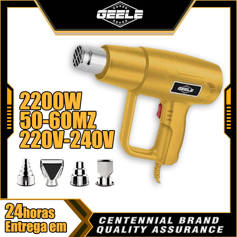 Soprador Termico Profissional  Alta Temperatura  2200W  50-60HZ 220V  GEELE