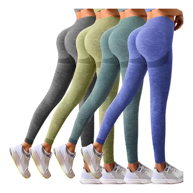 Kit 4 Calça Legging Levanta Bumbum Sem Costura Ci