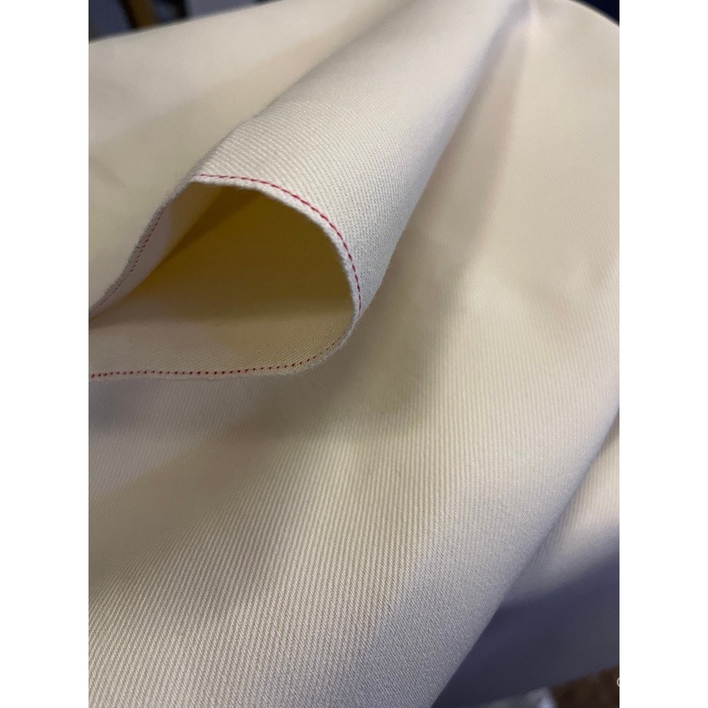 Recomendação de Racheira de Parede de Tecido Beijiang, Tecido de Denim com Borda Vermelha Off-White