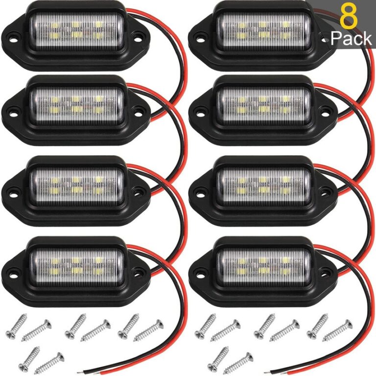 Luz Traseira À Prova Dágua 6 LED Dágua 12-24V P